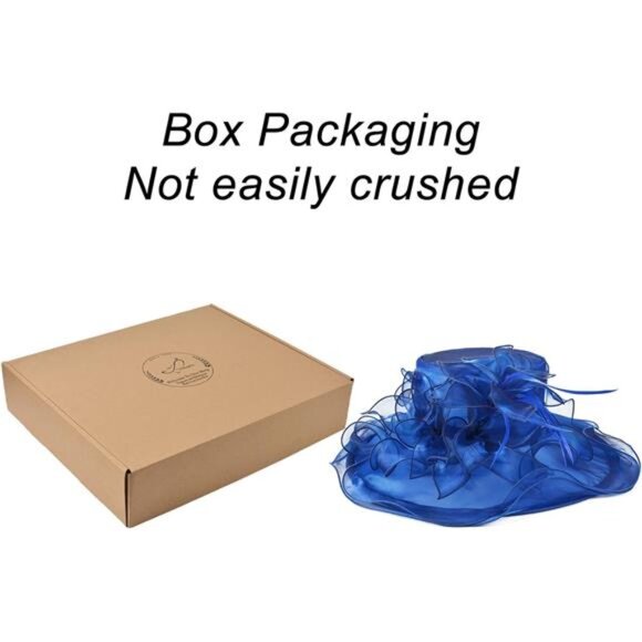 Classy Sun Hat for Women Ladies S10-3700-royal Blue - Picture 2 of 6